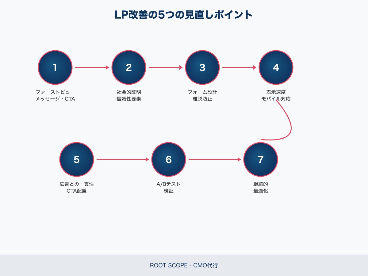 LP改善の5つの見直しポイント