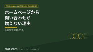 ホームページから問い合わせが増えない理由 アイキャッチ